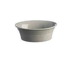 Mason Cash Classique de Cuisine en grès Ovale Pie Plat de Cuisson en céramique, Gris, 18 x 12 x 7 cm