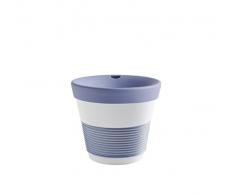 KAHLA Gobelet Cupit de 0,23Â L avec Ouverture pour Boire permettant dâemporter Son cafÃ©, gobelet Ã©cologique en Porcelaine, Porcelaine, Bleu Orage, 10 x 6 x 9.9 cm