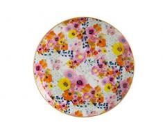 Maxwell Williams DX0180 Assiette décorative en porcelaine anglaise Motif fleurs en cachemire