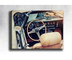 Bonamaison Peinture sur toile, multicolore, 70 x 100 cm - ConÃ§u et fabriquÃ© en Turquie