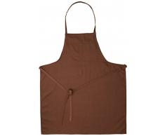 Calitex FLQ71D8GE1A Valet Koba Tablier Polyester Coton Chocolat 84 x 71 cm