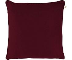 Dutch Decor Housse de Coussin en Velours, Polyester, Bordeaux, 70Â x 5Â x 70Â cm