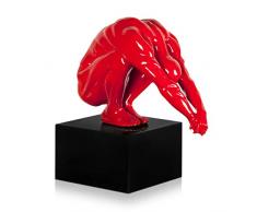 World Art Petit tourment Sculpture En RÃ©sine, Multicolore, 23x21,5x13 Cm