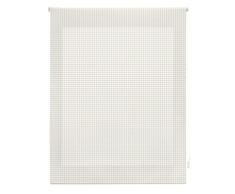 Blindecor Store Enrouleur Vichy, Tissu, Beig, 120Â x 180Â cm