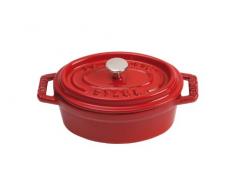 Staub 1101106 Mini Cocotte Ovale Cerise 11 cm