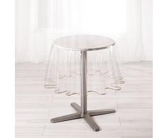 ligne dÃ©cor nappe ronde (0)180cm 15/100e garden/biais taupe