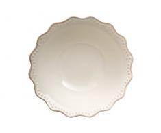 H&H Crowne Saladier, Pierre, Ivoire, 25 cm