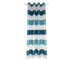 Home Fashion Rideau à Åillets, Tissu, Turquoise