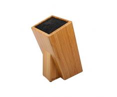 Denby Bambou Bloc Ã Couteaux en Poils 12Â x 12Â cm, Bois