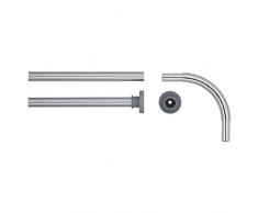 Sealskin Barre dangle pour Rideau de Douche, mÃ©tal, Chrome, 2Â x 2Â x 90Â cm