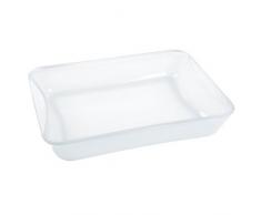 Bohemia Cristal 093Â 012Â 309Â Play of Colors Cooking Plat de Cuisson de Coupelle rectangulaire Env. 3,5Â L Blanc en Verre Borosilicate rÃ©sistant Ã la Chaleur Plat Ã Four en Verre 35Â x 26,8Â x 6,2Â cm