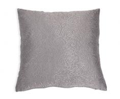 Soleil docre Coussin 40x40 cm SATURNE Gris, Polycoton, 40 x 40 cm