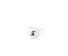 Hutschenreuther Expresso Tasse Lapin 0, 07Â L, Porcelaine, Blanc, 11Â x 11Â x 7Â cm