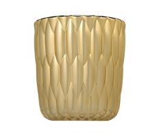 Kartell 1228GG Vase gelÃ©e mÃ©tallisÃ© 25 x 23,5 cm (dorÃ©)
