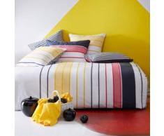 Essix - Taie de traversin Escale Viscose Blanc 044 x 190 cm