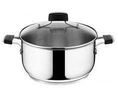 Lagostina 12895020526 Marmite avec couvercle Tempra Inox 26 cm