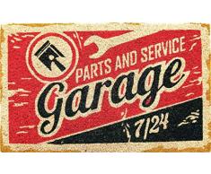 Coco&Coir® Paillasson en fibre de coco | 100 % Fibre de Coco Naturelle avec endos en PVC | Tapis Coco Premium | Paillasson très Absorbant | Tapis dEntrée, Exterieur et Intérieur