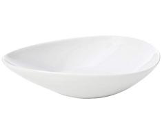 Alessi Fm10/2 Colombina Collection Assiette Creuse en Porcelaine Blanche, Set de 6 PiÃ¨ces