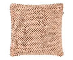 Dutch Decor Coussin Corral 45x45 cm Corail - Coussins Déco - Oreiller Décoratif - Déhoussable - Zippé