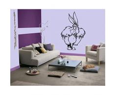 TATOUTEX Stickers Ane baté - Turquoise, L 40cm x H 60cm