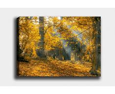 Bonamaison Peinture sur toile, multicolore, 30 x 40 cm - Conçu et fabriqué en Turquie