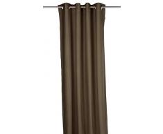 Tom Tailor 575503 T-Dove Rideau avec Oeillets Coton Marron 140 x 245 cm