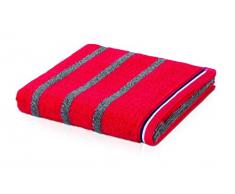 mÃ¶ve Athleisure Serviette de Toilette, Ketchup/Grey, 50 x 100 cm