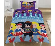 KidCollection House de Couette SuperheroÃ¯nes Simple/Double rÃ©versible (Housse de Couette Simple)