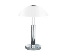 Wofi 8747.02.01.0000 Prescot Lampe de Table Chrome 42 cm