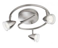 Philips MAPLE spot LED spiral luminaire dintÃ©rieur MÃ©tallique MÃ©tal