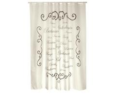 MSV Rideau de Douche Multicolore Taille Unique