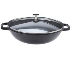 Staub 40511-344-0 Wok Fonte Noir mat 30 cm