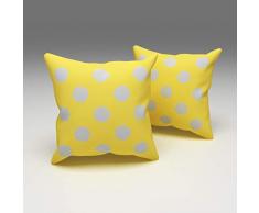 Eren Home Housse de Coussin (sans Coussin), Multicolore, 43 x 43 cm