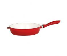 KRÃGER 2027361 Fonte d Aluminium Casserole Valencia 28 cm en Rouge