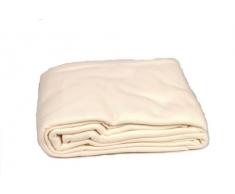 Comptoir du Linge POL18ECR Couverture Polaire 220 x 180 cm, 350g/m2, Ecru