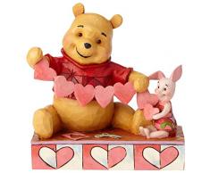 Disney Tradition Figurine Winnie et Porcine, Plastique, Multicolore, 11.2 x 17.8 x 14 cm 4059746
