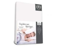 Bed-Fashion Drap-Housse Confortable, en Coton Blanc, pour lit Simple, 90 x 210Â cm