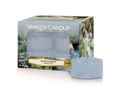 Yankee Candle Bougies Chauffe-Plat ParfumÃ©es | Jardin deau | BoÃ®te de 12 Lumignons |La Collection Garden Hideaway