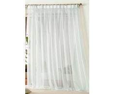 Linder 0241/10/319 Voilage Tina Blanc Galon Fronceur 300 x 240 cm