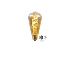 Lucide 49034/04/62 Ampoule filament, Verre, E27, 4 W, Ambre