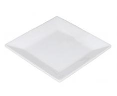 EÃ±e Chun Assiette Plate carrÃ©e, 12Â cm Blanc