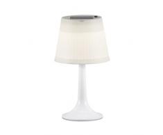 Konstsmide Effect Assisi Lampe LED à énergie solaire en plastique Blanc