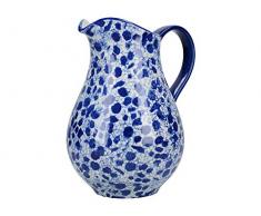 London Pottery C001004 Pichet Ã lait, CÃ©ramique, bleu/blanc, 1.1 Litre