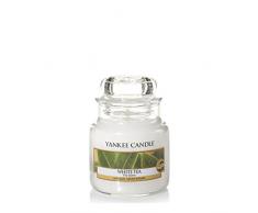 Yankee Candle bougie petite jarre, « Thé blanc »