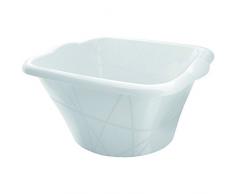 Kis 8720000 0204 01 Cuvette carrÃ©e 10 litres en Blanc, Plastique, 35 x 33 x 18 cm