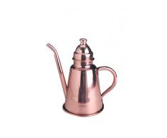 Pentole Agnelli Pichet à Huile avec Couvercle et Rebord à Anti-Gouttes Cuivre, Métal, cuivré, 0.5 litres