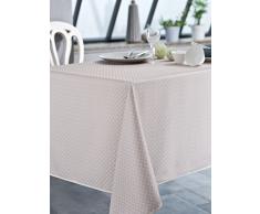 CALITEX Nappe Rectangulaire, Polyester, Beige, 150x200 cm