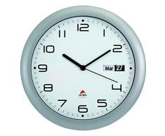 ALBA - HORDAY2 - Horloge Murale - Pendule Moderne Silencieuse - Dateur - 30 cm