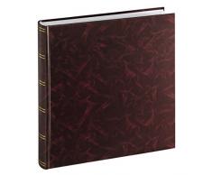 Hama Album photo Birmingham (album grand format, 30 x 30 cm, 100 pages, pour 400 photos au format 10 x 15 cm) Bourgogne