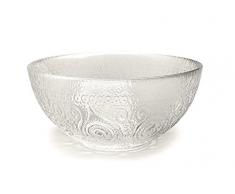 Excelsa Arabesque Coupelle, Verre, Transparent, 15Â x 15Â x 7Â cm